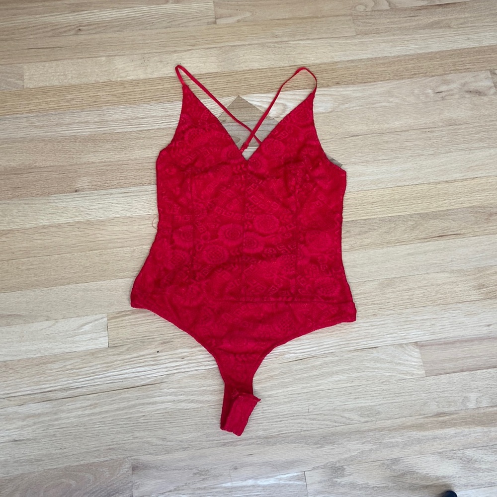 Windsor red lace lingerie size M - Picture 1 of 6